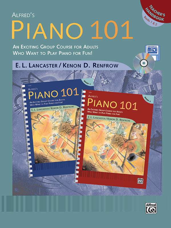 Alfred's Piano 101: Teacher's Handbook for Books 1 & 2 Cover Image