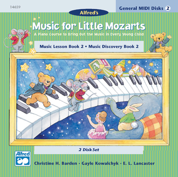 Music for Little Mozarts: GM 2-Disk Sets for Lesson and Discovery Books, Level 2 Cover Image