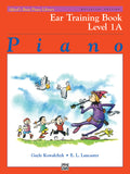 Alfred's Basic Piano Library: Universal Edition Ear Training Book 1A Cover Image