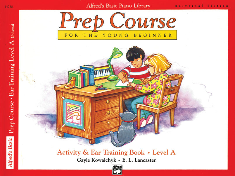 Alfred's Basic Piano Prep Course: Universal Edition Activity & Ear Training Book A Cover Image