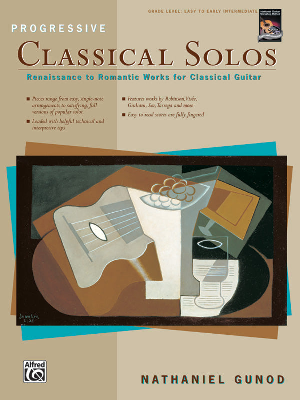 Progressive Classical Solos: Renaissance to Romantic Works for Classical Guitar Sheet Music Preview