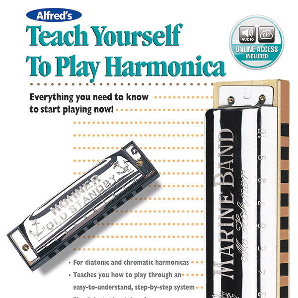 Alfred's Teach Yourself to Play Harmonica Cover Image