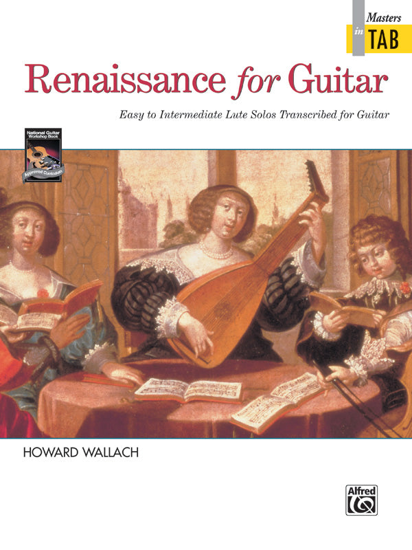 Renaissance for Guitar: Masters in TAB: Easy to Intermediate Lute Solos Transcribed for Guitar Sheet Music Preview