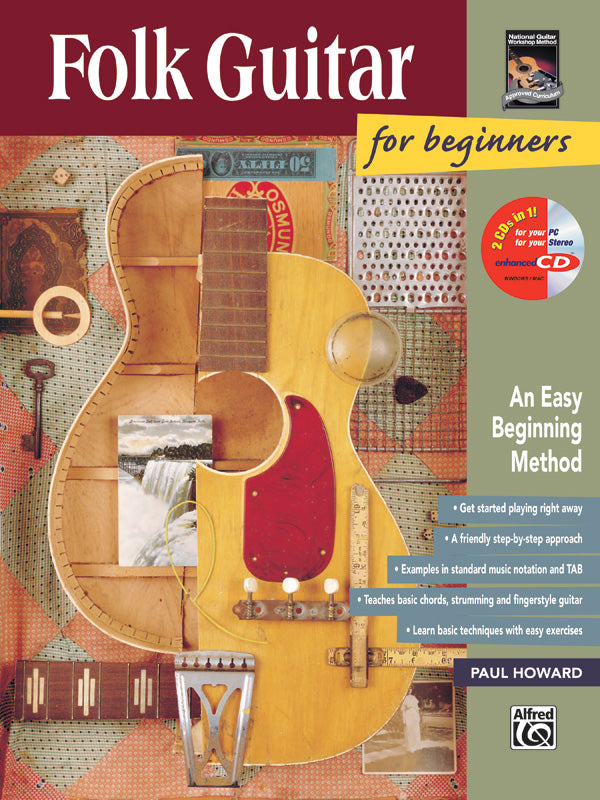 Folk Guitar for Beginners Cover Image