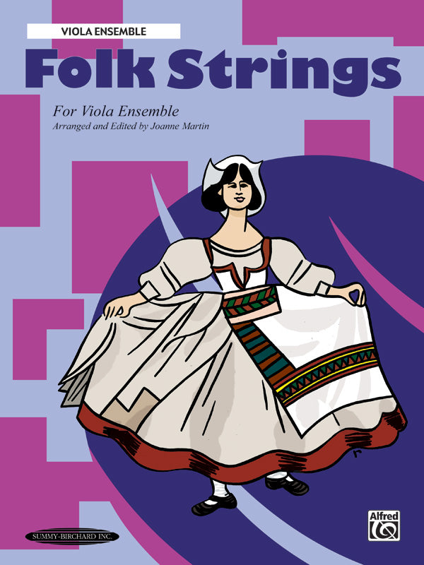 Folk Strings for Viola Ensemble Cover Image