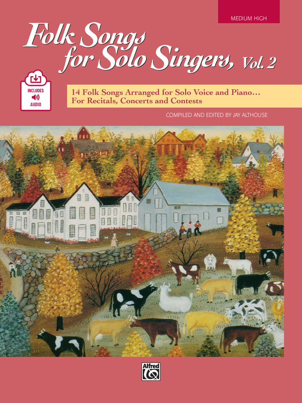 Folk Songs for Solo Singers, Vol. 2 Cover Image