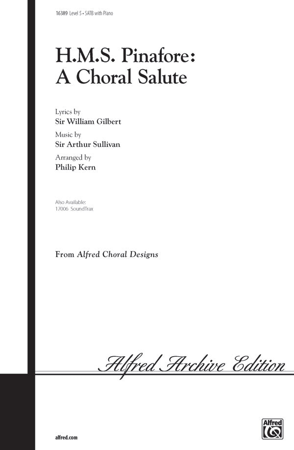 H.M.S. Pinafore: A Choral Salute Sheet Music Preview