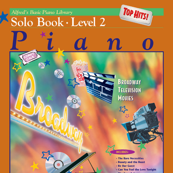Alfred's Basic Piano Library: Top Hits! Solo Book 2 Cover Image