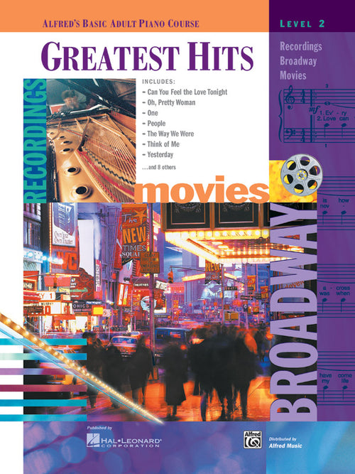 Alfred's Basic Adult Piano Course: Greatest Hits Book 2 Cover Image
