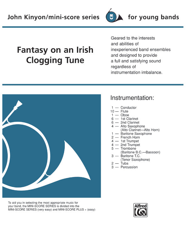 Fantasy on an Irish Clogging Tune: 1st B-flat Clarinet Sheet Music Preview