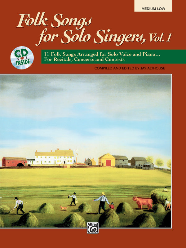 Folk Songs for Solo Singers, Vol. 1 Cover Image