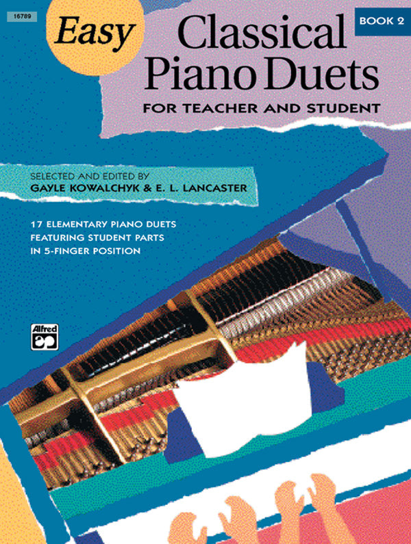 Easy Classical Piano Duets for Teacher and Student, Book 2 Cover Image