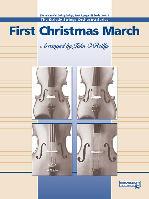 First Christmas March: 1st Violin Sheet Music Preview