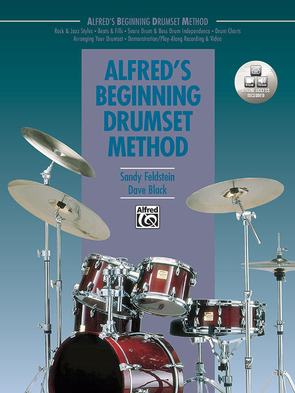 Alfred's Beginning Drumset Method Cover Image