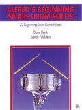 Alfred's Beginning Snare Drum Solos Cover Image