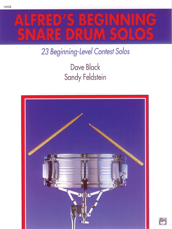 Alfred's Beginning Snare Drum Solos Cover Image
