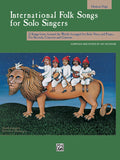 International Folk Songs for Solo Singers Cover Image