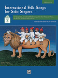 International Folk Songs for Solo Singers Cover Image