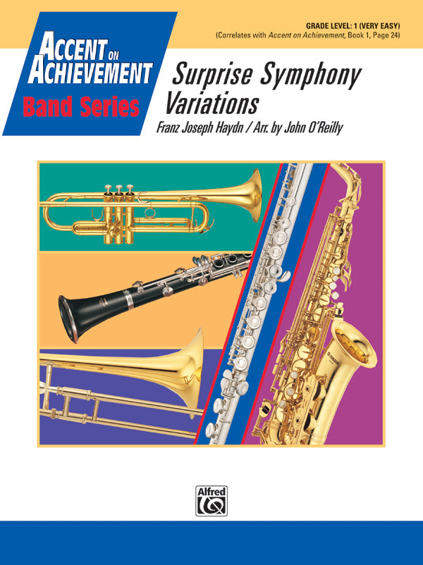 Surprise Symphony Variations: B-flat Bass Clarinet Sheet Music Preview