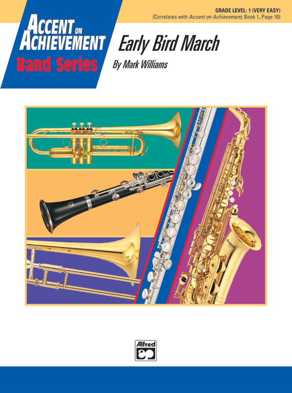 Early Bird March: B-flat Tenor Saxophone Sheet Music Preview