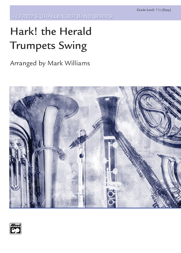 Hark, the Herald Trumpets Swing: E-flat Baritone Saxophone Sheet Music Preview