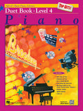 Alfred's Basic Piano Library: Top Hits! Duet Book 4 Cover Image