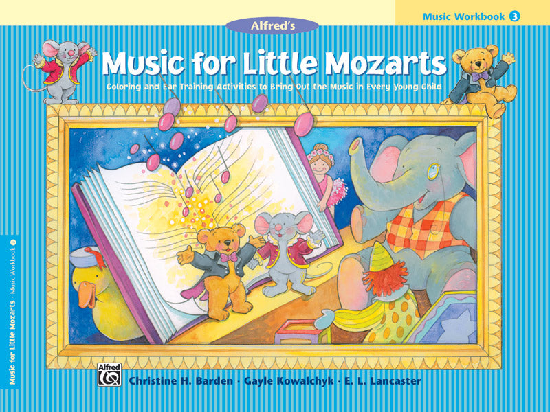 Music for Little Mozarts: Music Workbook 3: Coloring and Ear Training Activities to Bring Out the Music in Every Young Child Sheet Music Preview
