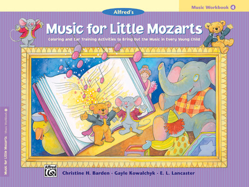 Music for Little Mozarts: Music Workbook 4: Coloring and Ear Training Activities to Bring Out the Music in Every Young Child Sheet Music Preview
