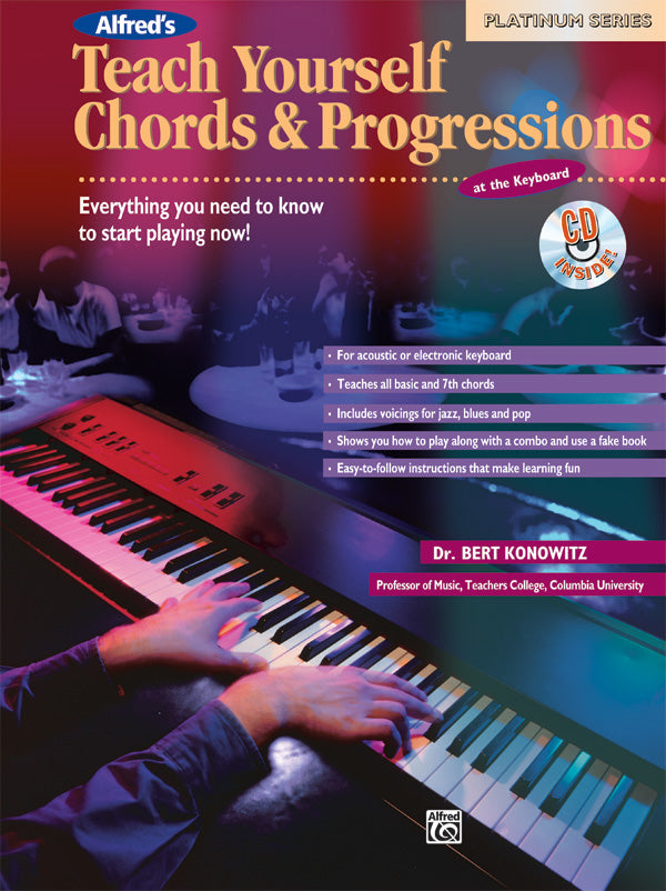 Alfred's Teach Yourself Chords & Progressions at the Keyboard Cover Image