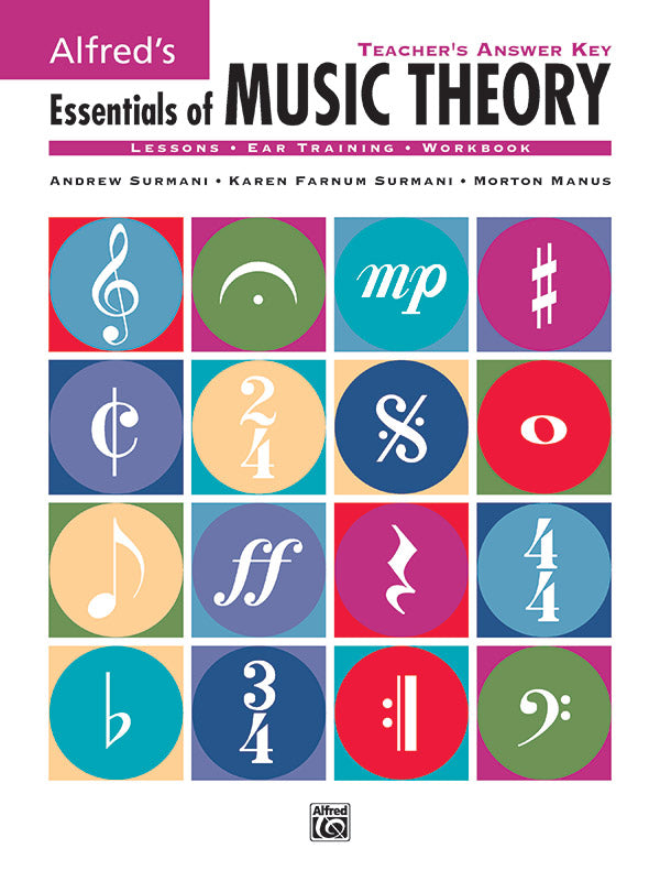 Alfred's Essentials of Music Theory: Teacher's Answer Key Cover Image