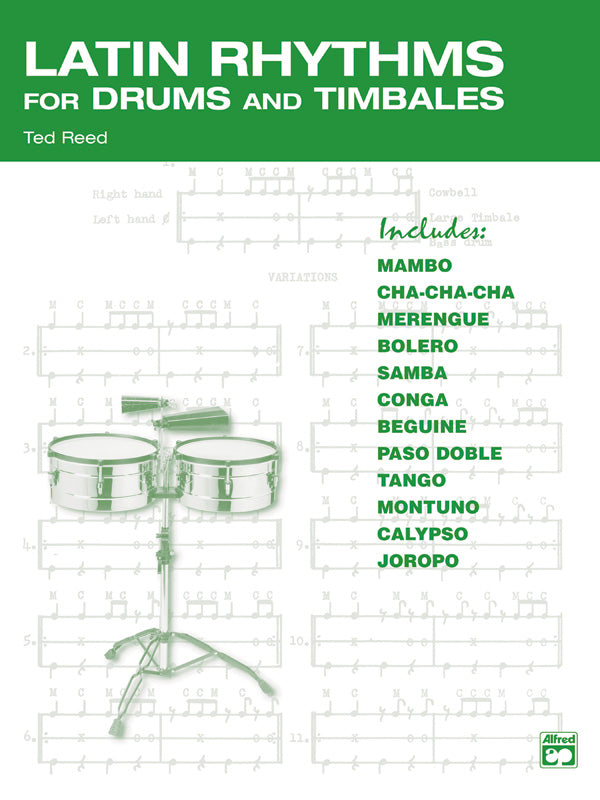 Latin Rhythms for Drums and Timbales Sheet Music Preview