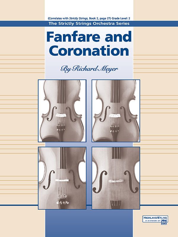 Fanfare and Coronation: 3rd Violin (Viola [TC]) Sheet Music Preview