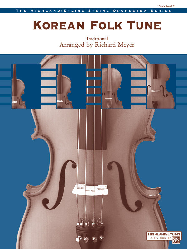 Korean Folk Tune Sheet Music Preview