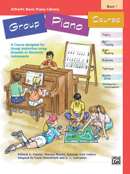 Alfred's Basic Group Piano Course, Book 1 Cover Image