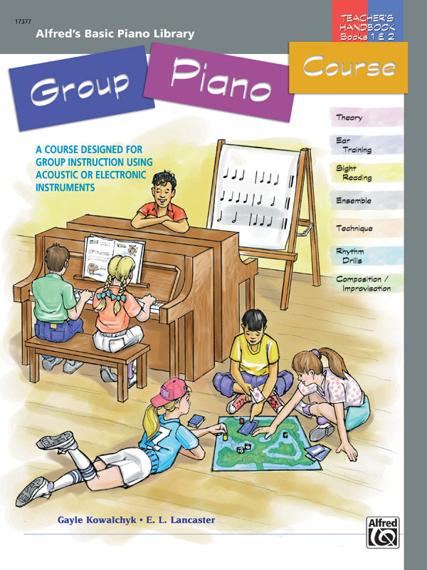 Alfred's Basic Group Piano Course: Teacher's Handbook for Books 1 & 2 Cover Image