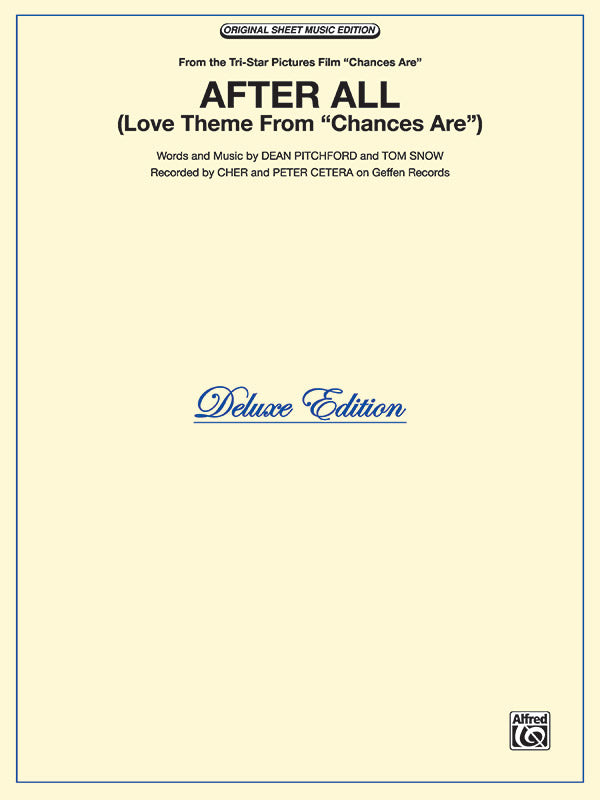 After All (from <I>Chances Are</I>) Cover Image