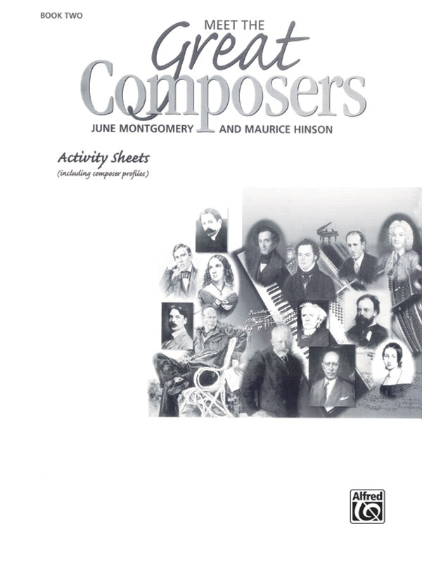 Meet the Great Composers: Activity Sheets, Book 2 Cover Image
