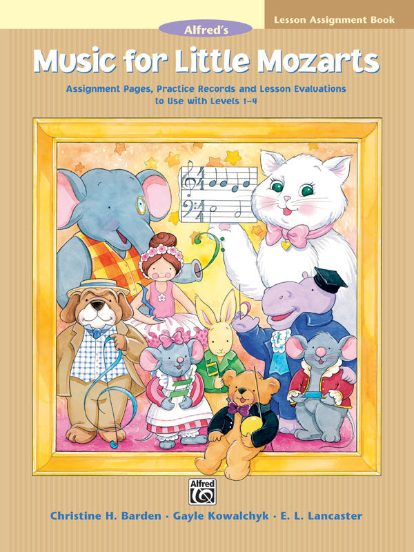 Music for Little Mozarts: Lesson Assignment Book Cover Image