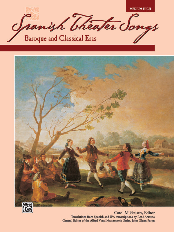 Spanish Theater Songs: Baroque and Classical Eras Cover Image