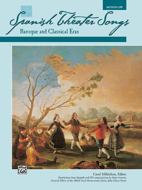 Spanish Theater Songs: Baroque and Classical Eras Cover Image