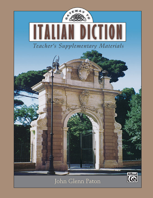 Gateway to Italian Diction Cover Image