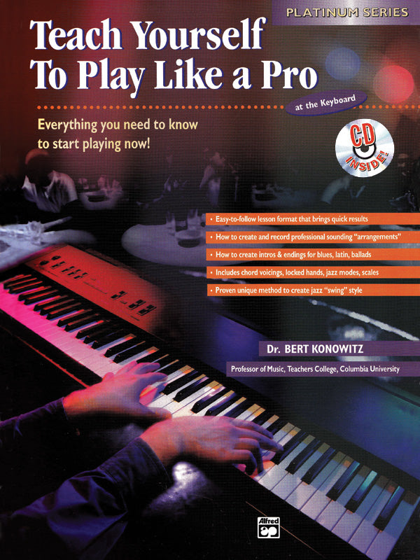 Alfred's Teach Yourself to Play Like a Pro at the Keyboard Cover Image