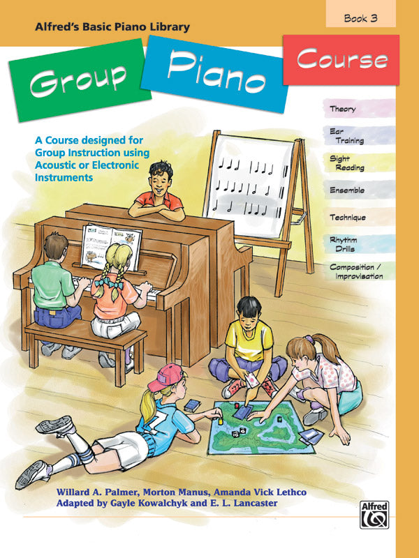 Alfred's Basic Group Piano Course, Book 3 Cover Image