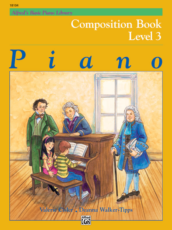 Alfred's Basic Piano Library: Composition Book 3 Cover Image