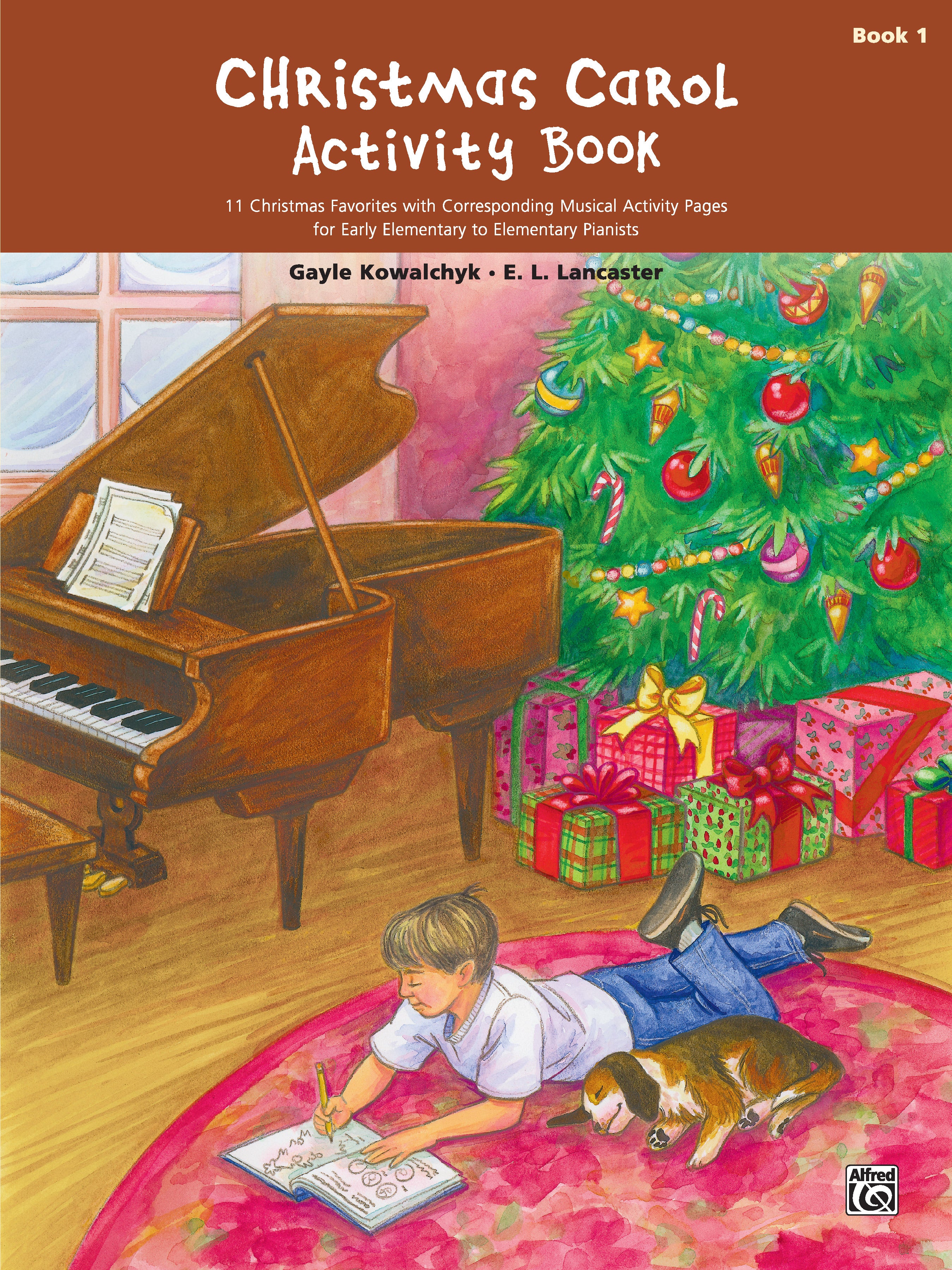 Christmas Carol Activity Book, Book 1 Cover Image