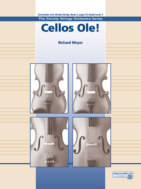 Cellos Ole!: 1st Percussion Sheet Music Preview