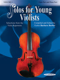 Solos for Young Violists Viola Part and Piano Acc., Volume 1 Cover Image