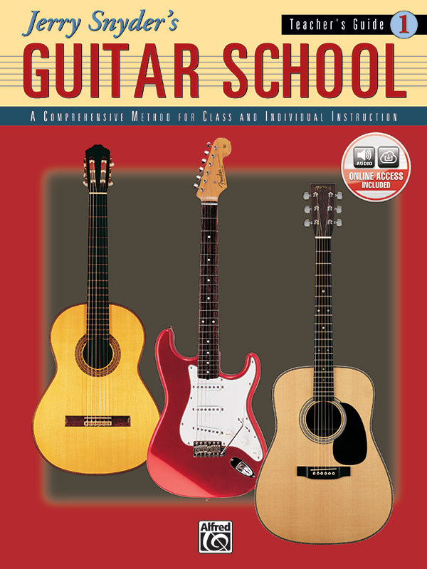 Jerry Snyder's Guitar School, Teacher's Guide Book 1 Cover Image