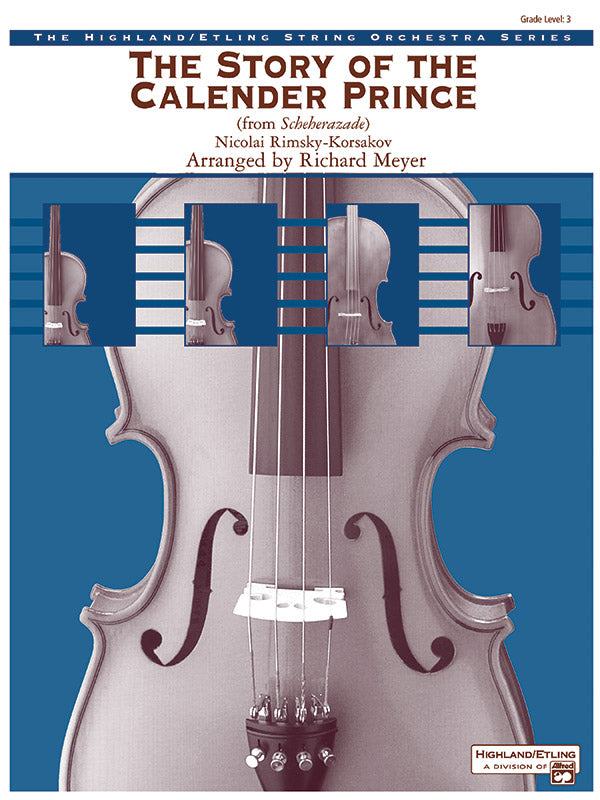 The Story of the Calendar Prince, from "Scheherazade": 2nd Violin Sheet Music Preview