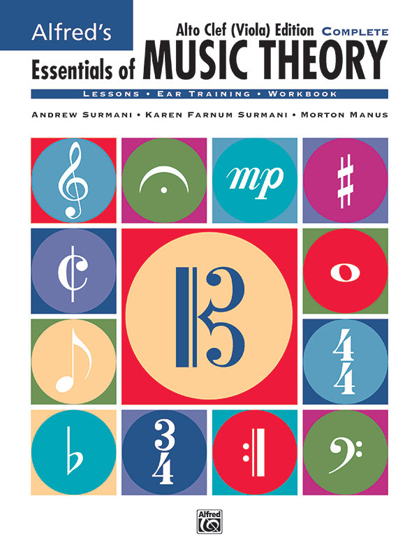 Alfred's Essentials of Music Theory: Complete Alto Clef (Viola) Edition Cover Image